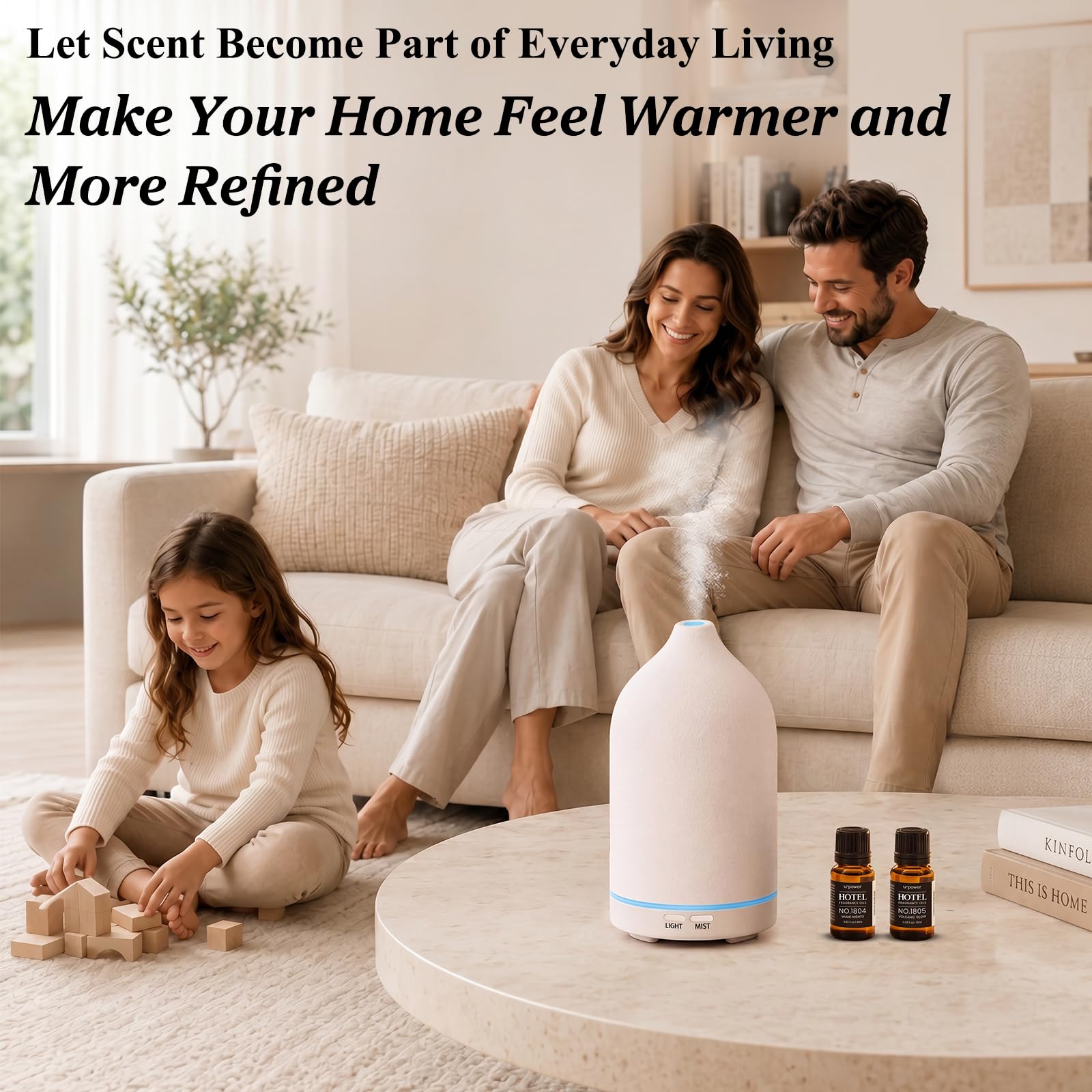 URPOWER ambiente hogareño aromatizado para sensación relajante