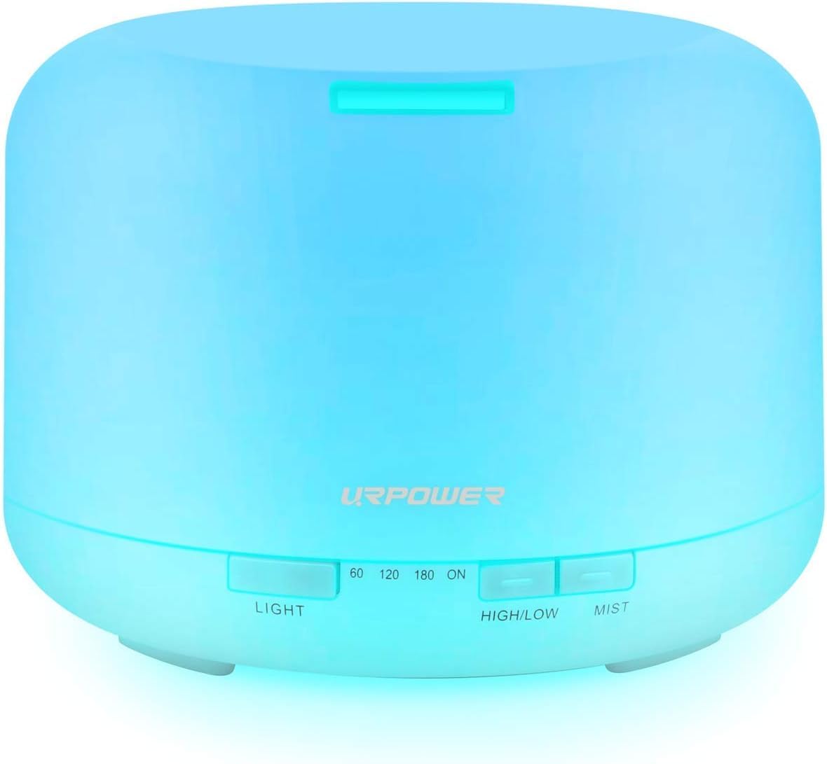 URPOWER difusor frontal mostrando diseño y control versátil