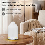 URPOWER luz LED 7 colores encendida, crea ambiente relajante inmediato