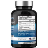 US Metabolics gráfico comparativo 750 mg versus 400 y 500 mg claridad