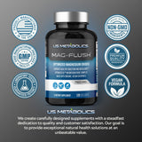 US Metabolics producto en baño sugiriendo uso para limpieza intestinal