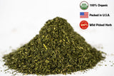 U.S. Wellness Naturals primer plano de hojas de ortiga cortadas, revela textura y frescura