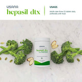 USANA producto sobre mesa con frutas y botella de agua sugiriendo rutina saludable