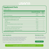 USANA primer plano de comprimido bicapas revela textura y calidad