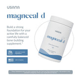 USANA MagneCal D etiqueta lateral información de ingredientes clara