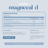 USANA MagneCal D tableta primer plano textura y fácil ingestión