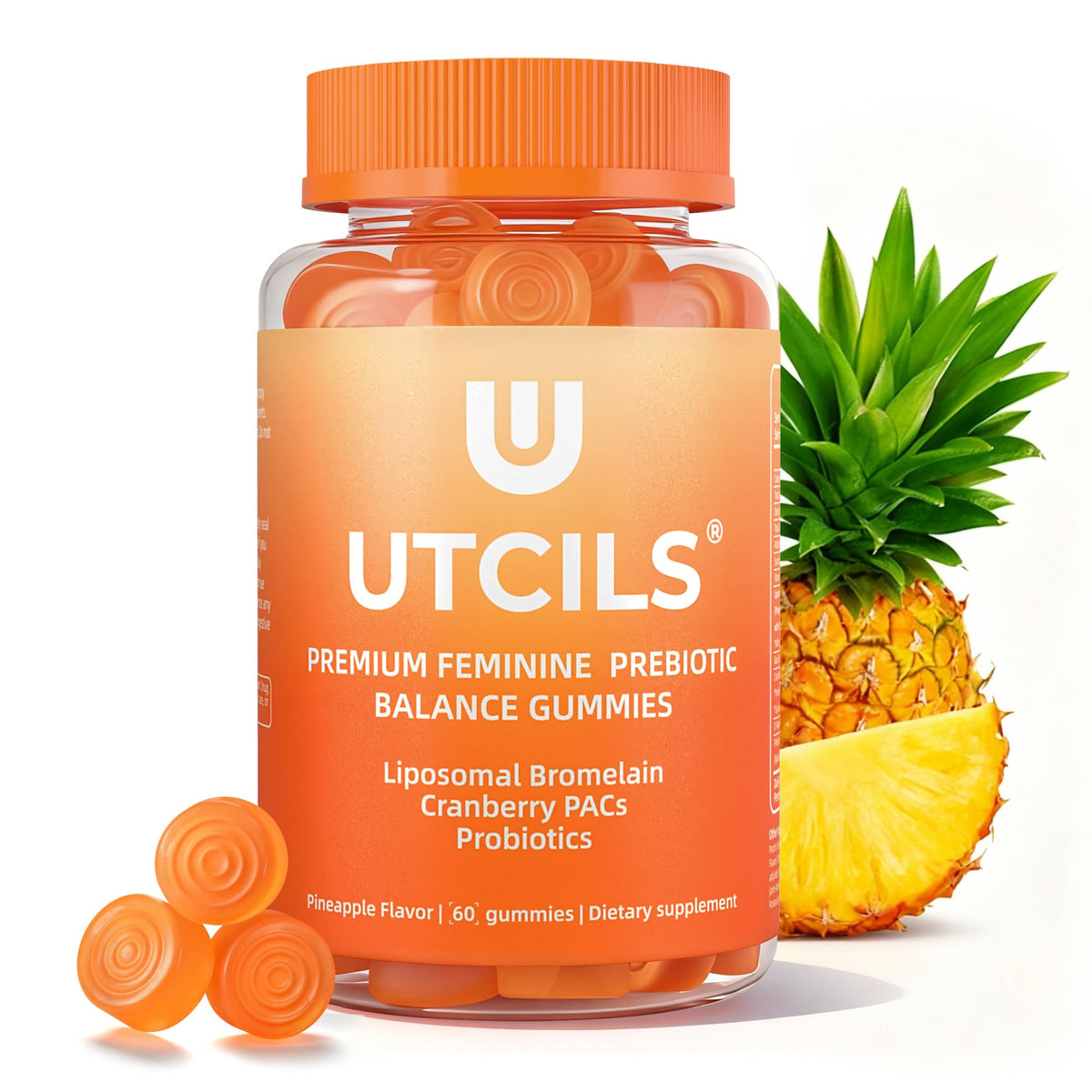 Utcils frente del empaque mostrando diseño y estabilidad para llevar