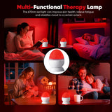 UweSmart lámpara en cama infantil aportando tranquilidad antes de dormir
