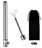 V-Frankness kit frontal en cromo pulido mostrando componentes y portabilidad