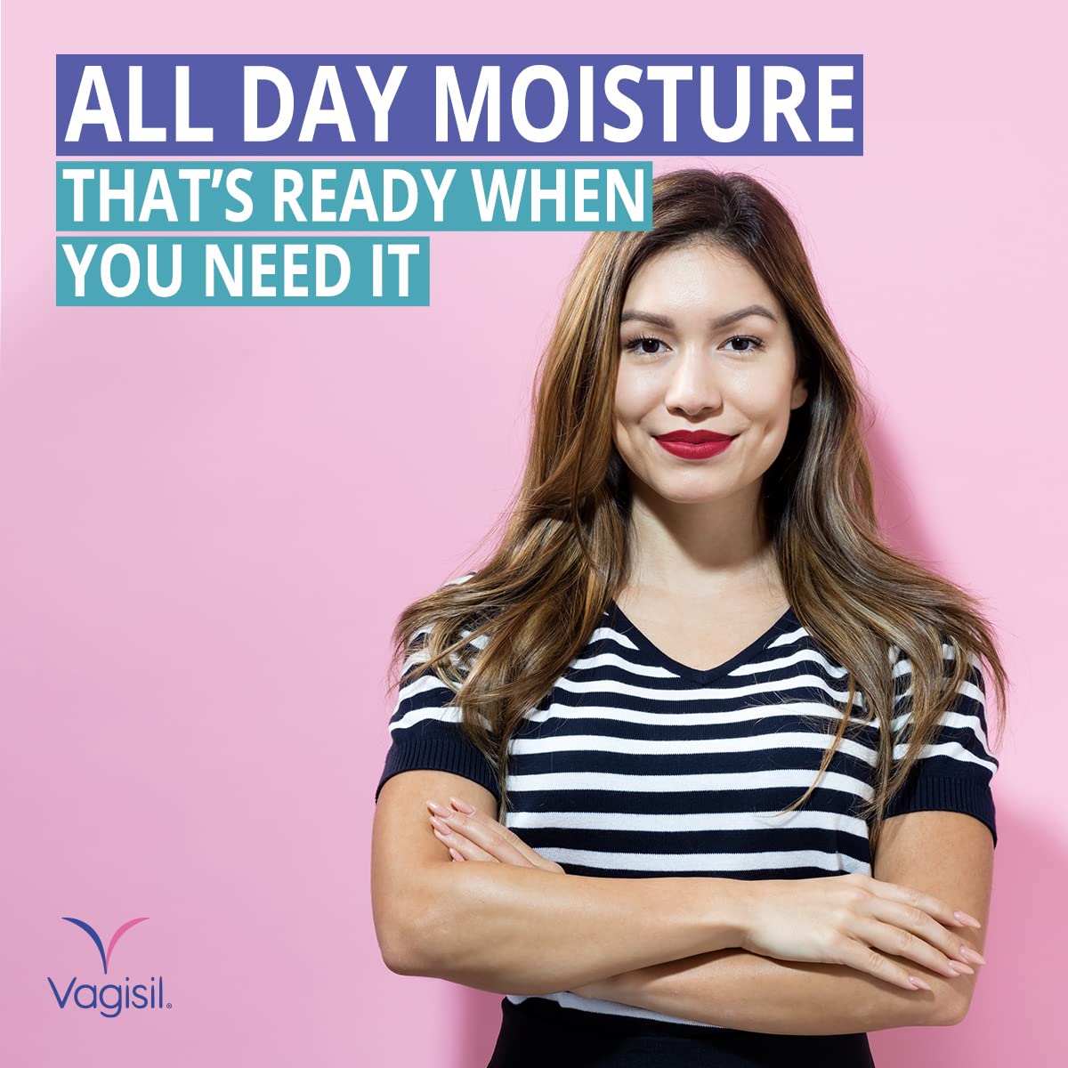 Vagisil Prohydrate aplicador en uso demostrando aplicación discreta y cómoda