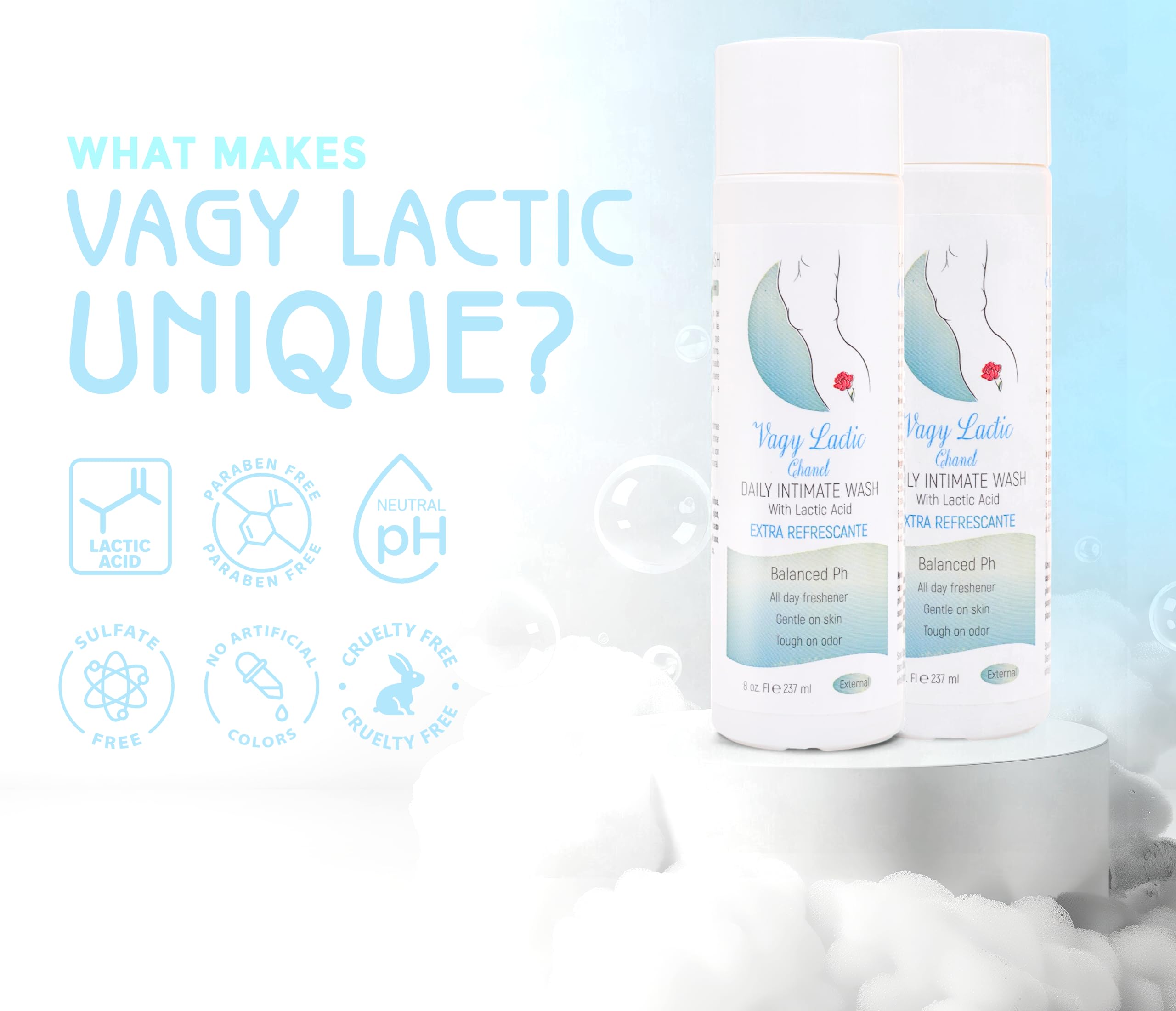 Vagy Rejuvenation comparación de tamaño de 8 oz para escala práctica