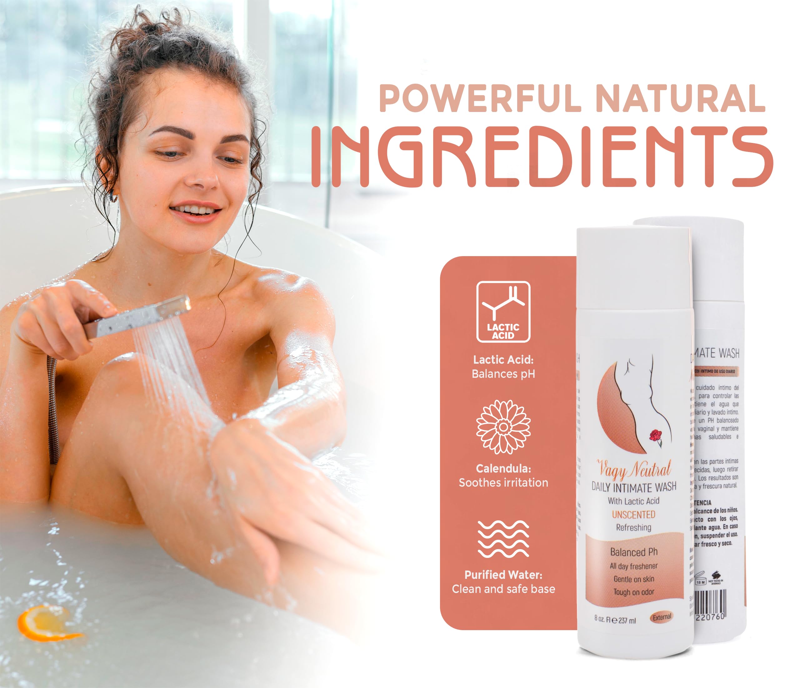Vagy Rejuvenation uso en ducha limpieza externa tras ejercicio