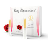 Vagy Rejuvenation frontal del empaque mostrando caja y marca, facilidad de transporte