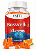 VAITE envase frontal de Boswellia Serrata mostrando 60 gominolas y formato vegano