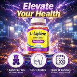VAITE etiqueta nutricional destacando lisina 1000 mg y zinc 25 mg