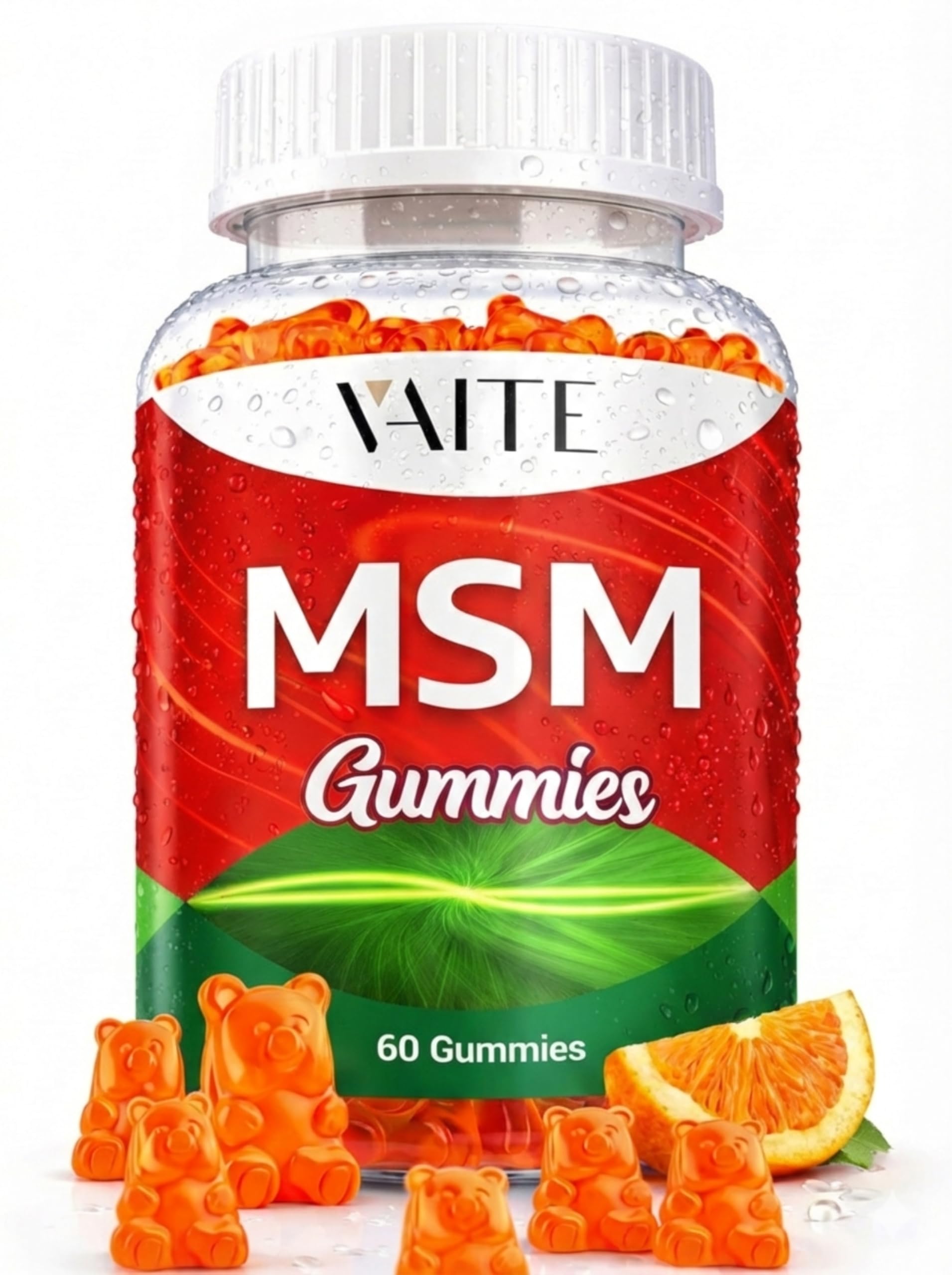 VAITE envase frontal de gominolas mostrando dosis clara y práctica