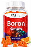 VAITE frasco frontal de gomitas boron mostrando etiqueta y beneficios