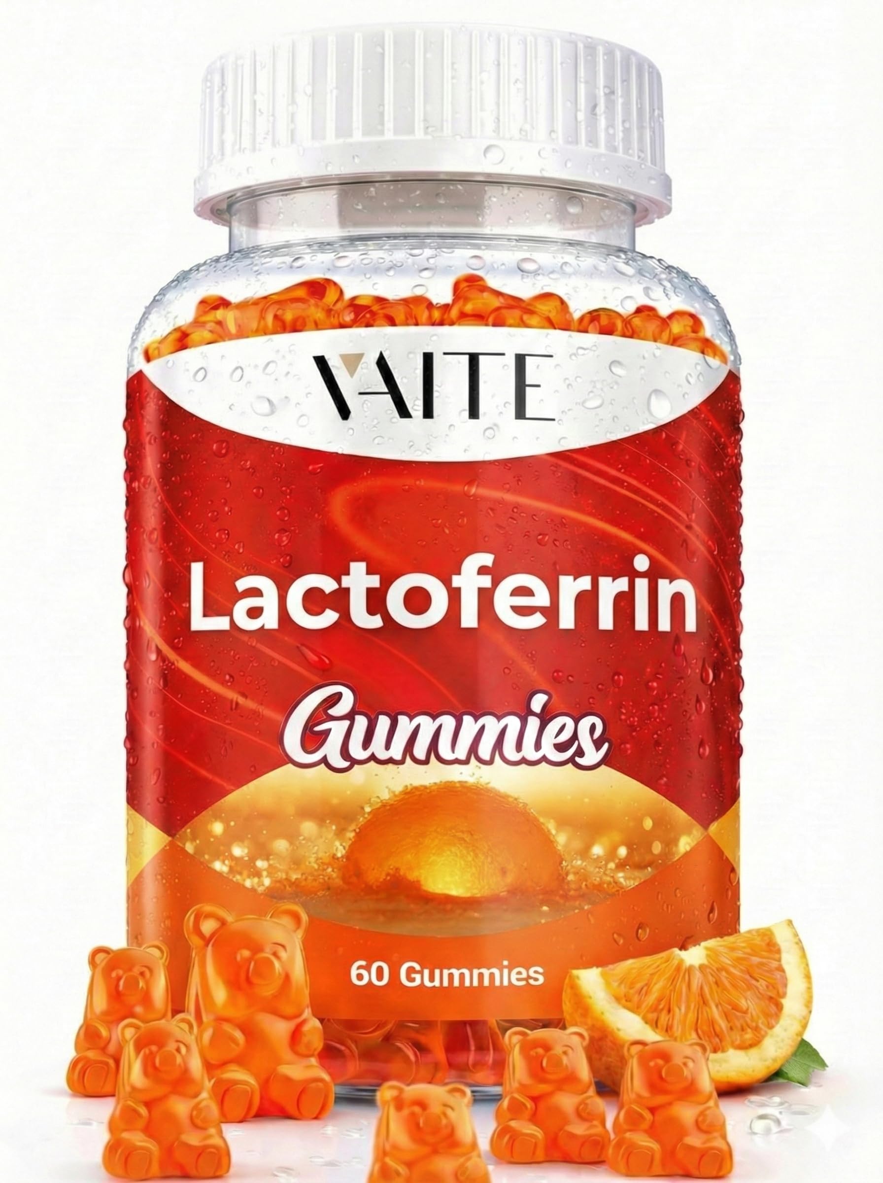 VAITE gomitas frente del envase mostrando el producto y la ventaja masticable