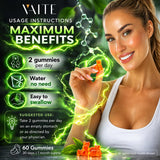 VAITE etiqueta nutricional destacando 2000 mg de MSM por porción