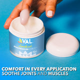 VAL envase 4 oz junto a regla mostrando tamaño real