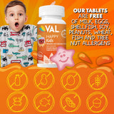 VAL etiqueta nutricional clara con formas de magnesio y vitaminas