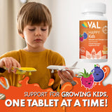 Escena familiar nocturna con VAL Magnesium before bedtime para rutina calmada