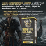 VALKNORX ingredientes clave (Tongkat Ali, Maca) ilustrando origen natural