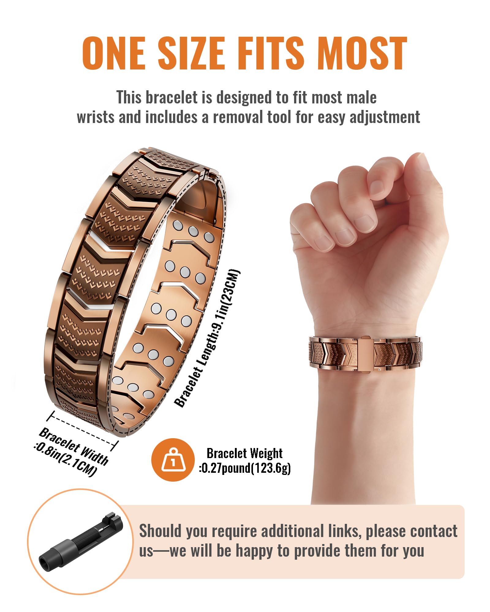 vapeples herramienta de ajuste acompañando la pulsera para personalizar