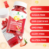 VCCHUYH primer plano de etiqueta nutricional indicando 1200 mg de calcio
