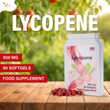 Ved lycopene primer plano de cápsula blanda, textura fácil de tragar