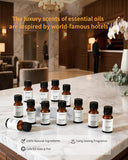 VEDA TINDA SCENT 12 aceites alineados que ofrecen variedad tipo hotel
