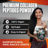 VEDGE textura del polvo de colágeno vegano, fácil disolución y mezcla rápida