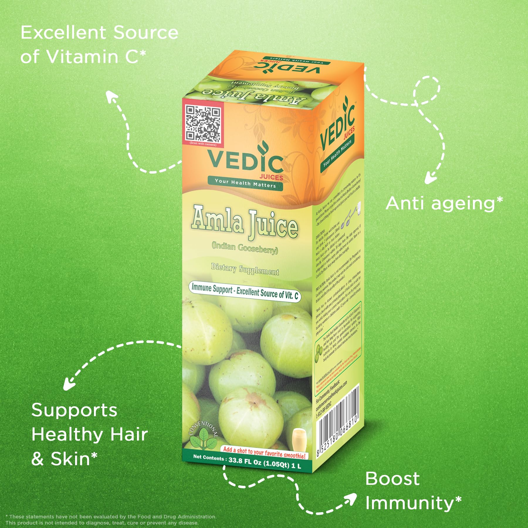 Vedic Juices detalle del color y textura del jugo para apreciar pureza