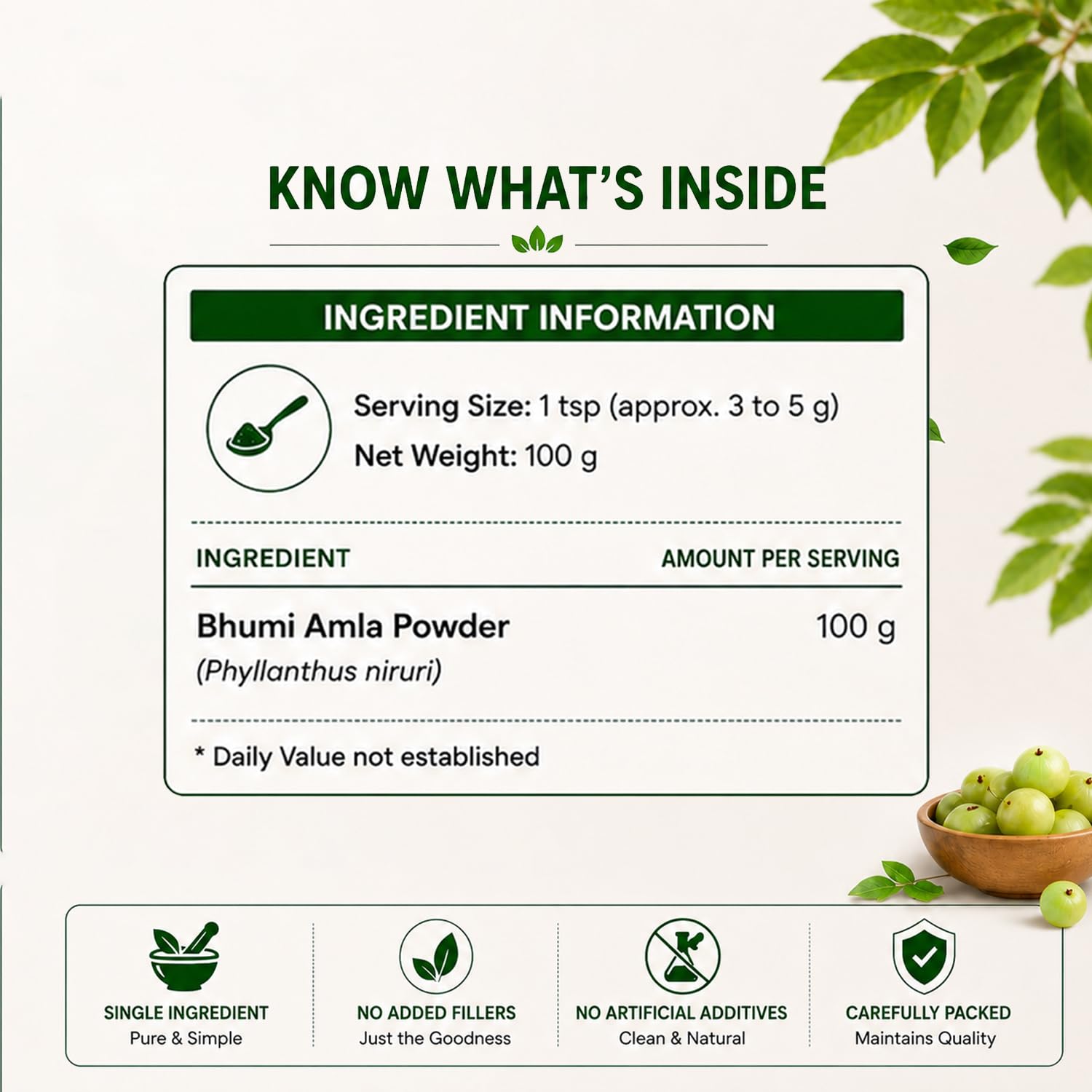 VEDIKROOTS envase resellable abierto conservando frescura y aroma