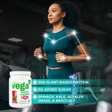 Vega batido Berry en vaso listo para beber, sabor apetecible