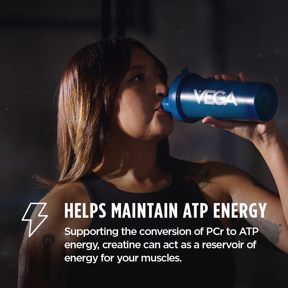 Vega envase junto a objetos para comparar tamaño y llevar al gimnasio