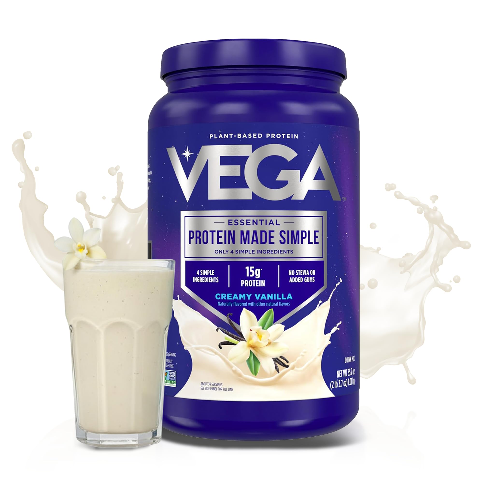 Vega textura del polvo cercana mostrando mezcla fina y sin grumos