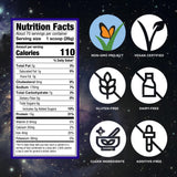 Vega etiqueta nutricional detalle con información clara de proteínas
