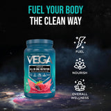 Vega etiqueta nutricional en primer plano, información clara y completa