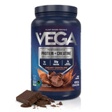 Vega envase frontal sabor chocolate mostrando diseño y beneficio de recuperación