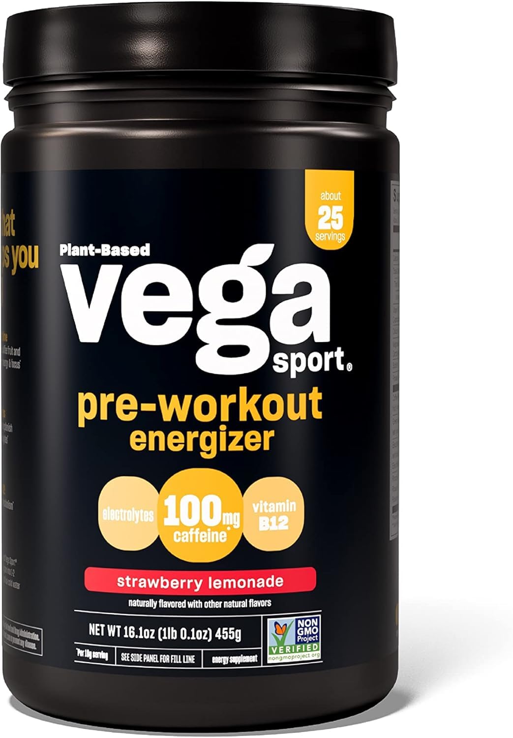 Vega envase Fresa Limonada frente muestra etiqueta y beneficios claros