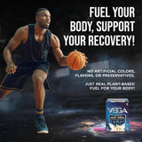 Vega mezcla en agua demostrando disolución sin grumos ni residuos