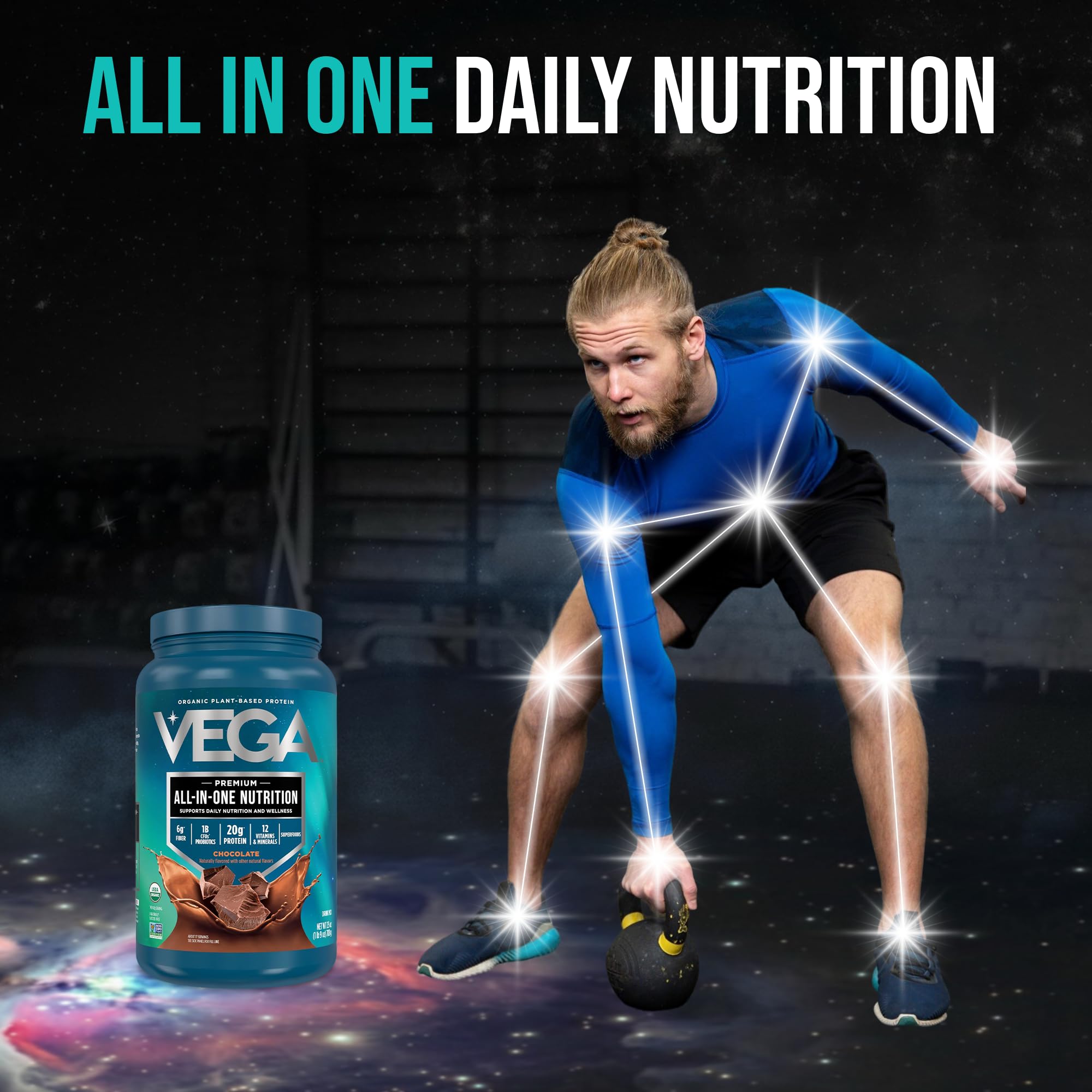 Vega porción con cuchara mostrando la medida conveniente
