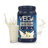 Vega polvo de proteína textura fina que facilita mezcla sin grumos