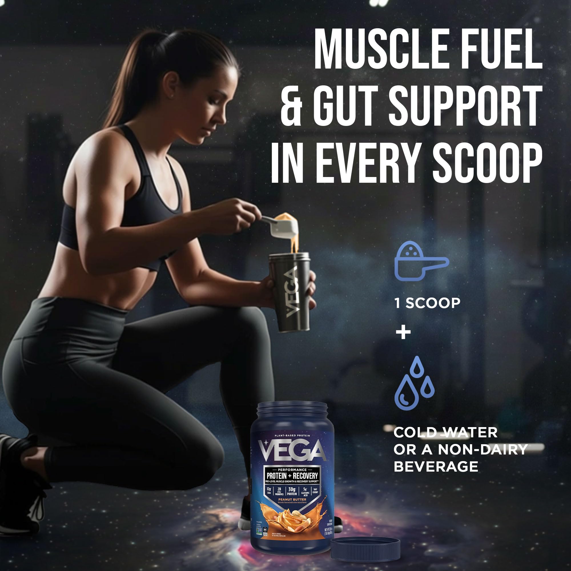 Vega etiqueta NSF Certified for Sport para confianza deportiva
