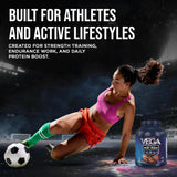 Vega sello NSF Certified for Sport evidenciando calidad y pruebas