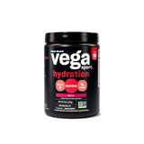 Vega Sport frente del empaque con sabor Berry mostrando envase y porciones