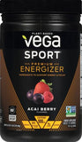 Vega Sport vaso con mezcla Berry, bebida refrescante antes del ejercicio