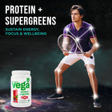 Vega polvo en primer plano con textura suave y mezclabilidad superior