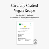 Veganery comparación en mano para tamaño, portátil y fácil de llevar
